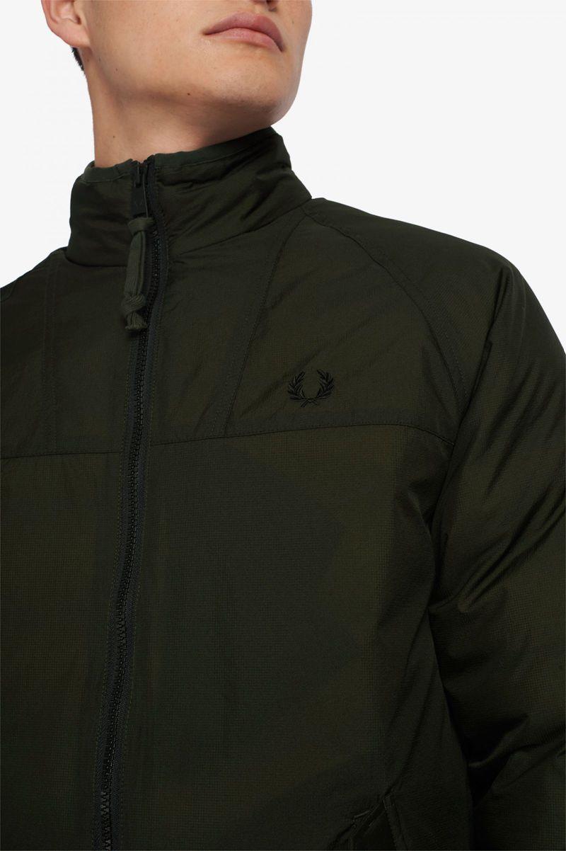 Green Fred Perry Insulated Zip-Through Men's Jackets | PH 1196HAPK